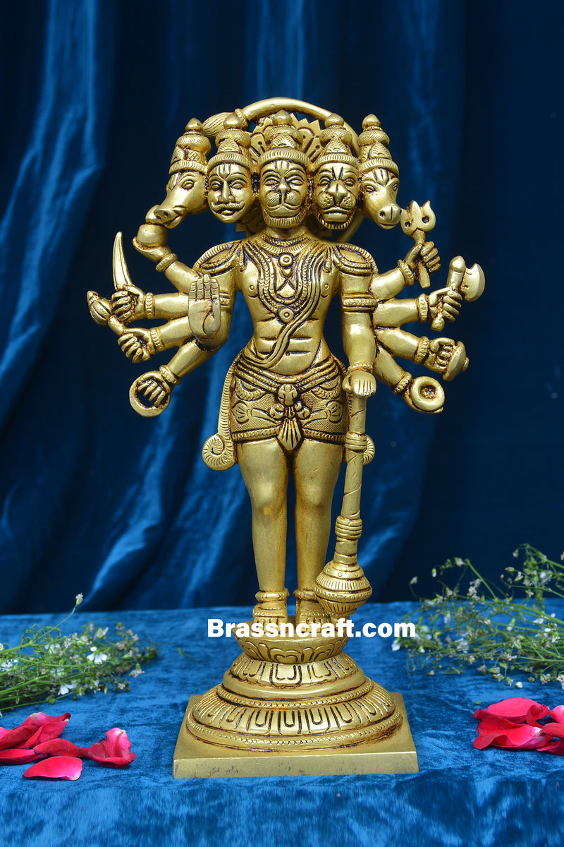 Standing Panchmukhi Base Hanuman Idol