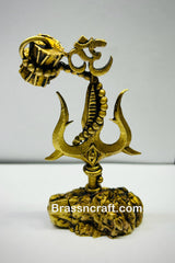 Shiva Symbol Trishul With Damru for Car Dashboard