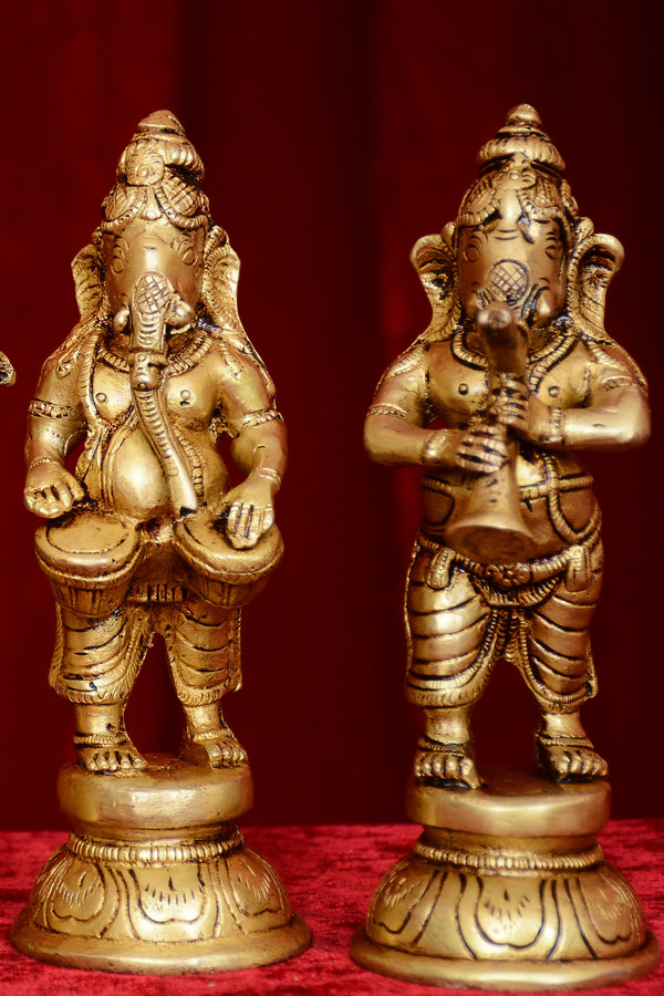 STANDING GANESH MUSIC SET