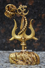 Shiva Symbol Trishul With Damru for Car Dashboard