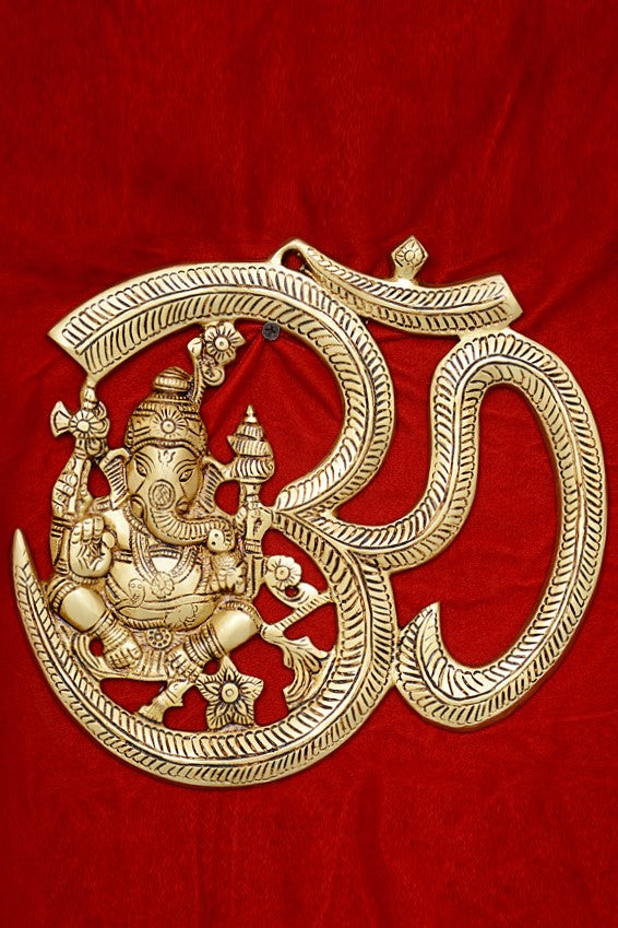 OM GANESH HANGING PLATE