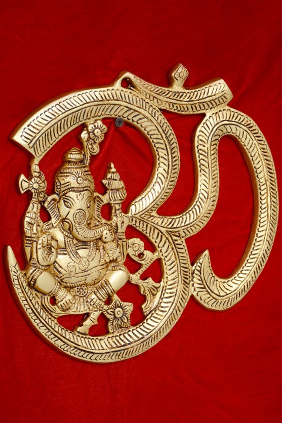 OM GANESH HANGING PLATE