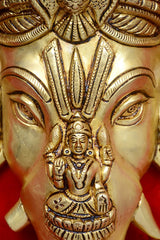 GANESH HEAD WITH DEVI SHANKH CHAKRA