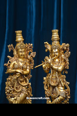 Light Weight Design Standing Radha Krishna Ji