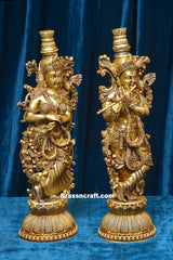 Light Weight Design Standing Radha Krishna Ji