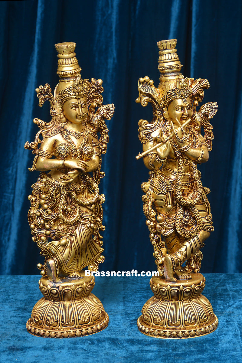 Light Weight Design Standing Radha Krishna Ji