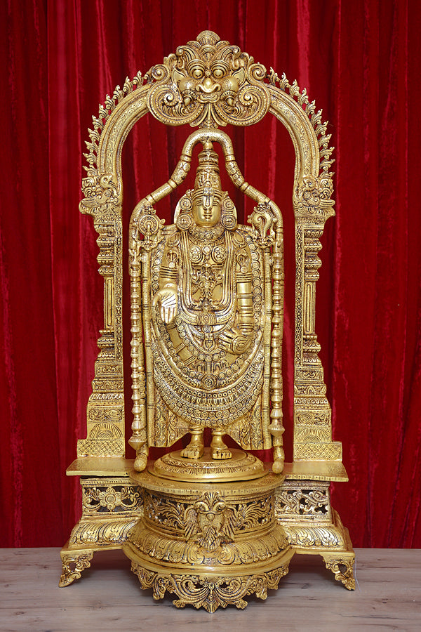 FRAME CHOWKI STANDING TIRUPATI BALAJI