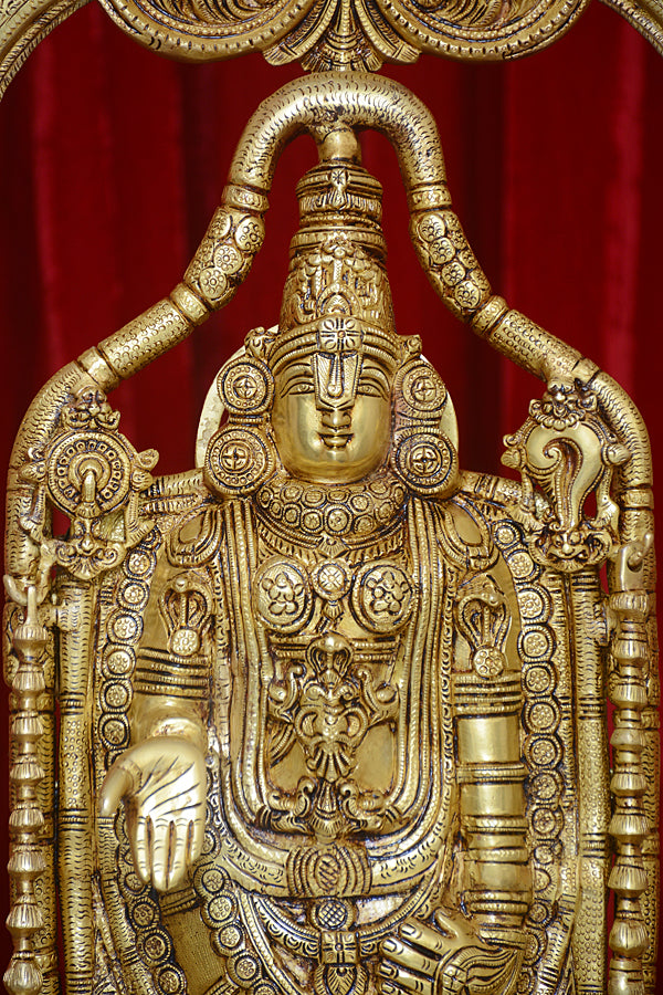 FRAME CHOWKI STANDING TIRUPATI BALAJI