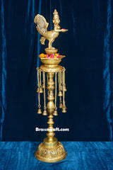 Standing Garun Lamp With Chain Bells