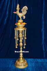 Standing Garun Lamp With Chain Bells