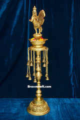 Standing Garun Lamp With Chain Bells