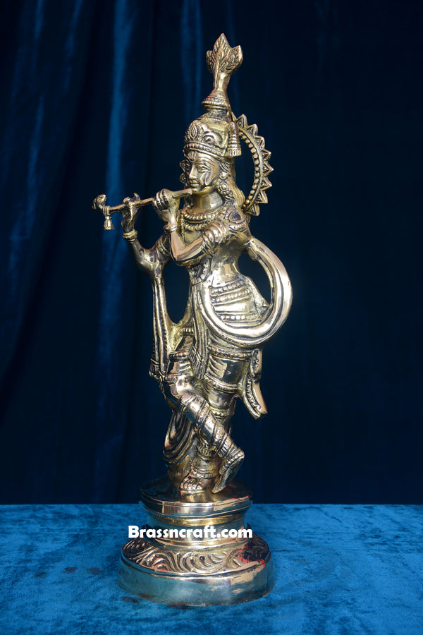 Standing Round Base Design Krishna Ji