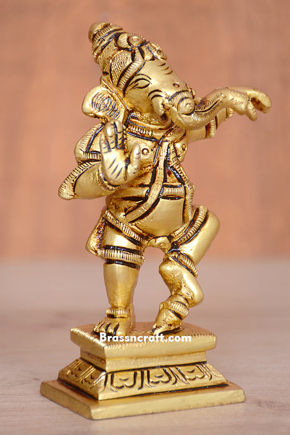 Standing Dancing Ganesh With Base