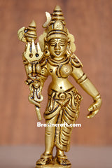 Standing Ardhanarishvara With Square Base