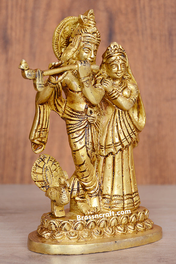 Oval Base Radha Krishna