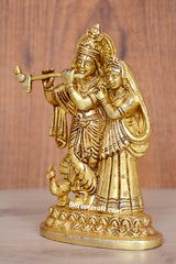 Oval Base Radha Krishna