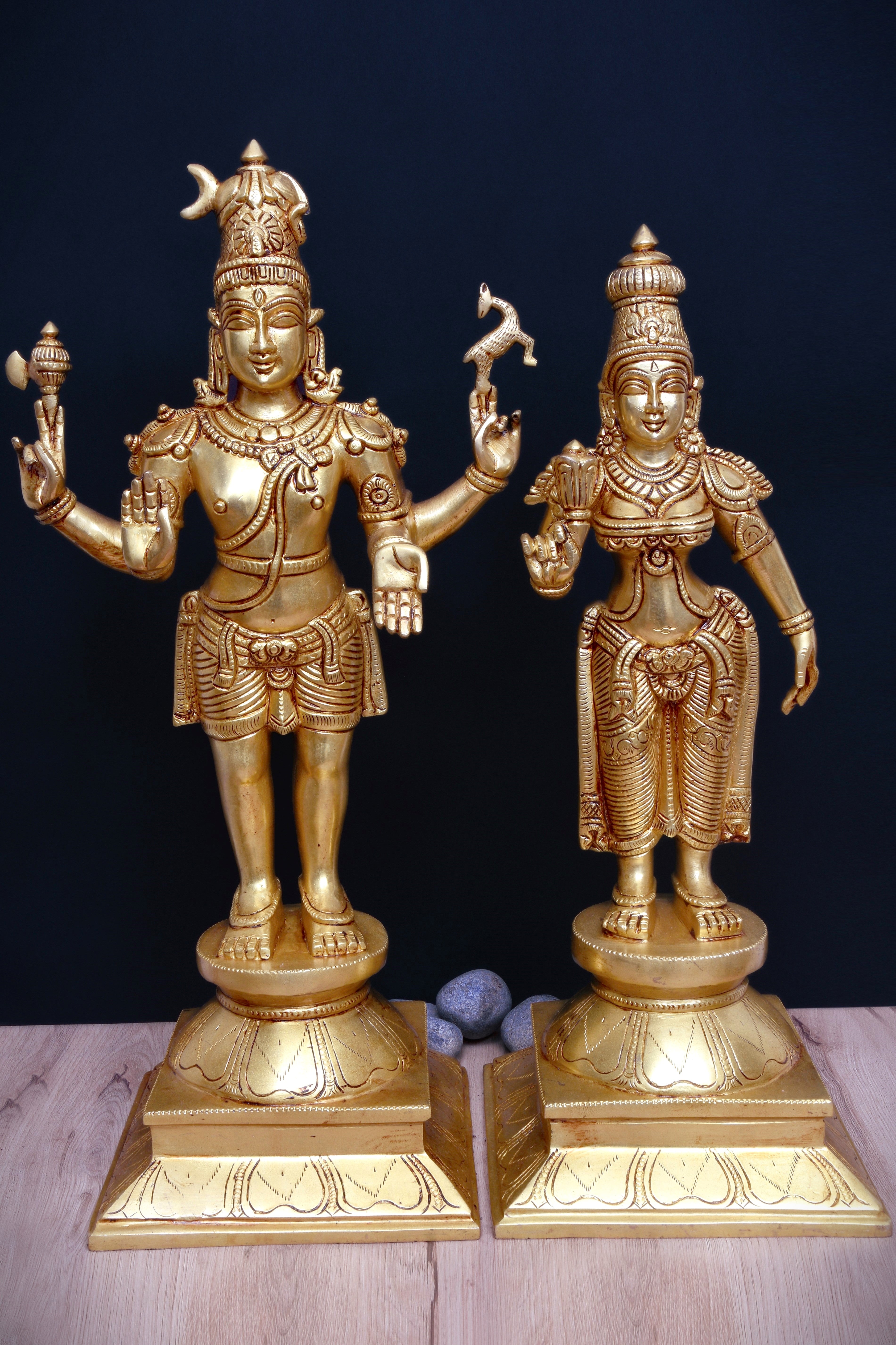 SHIV PARAVATI STANDING – Brassncraft