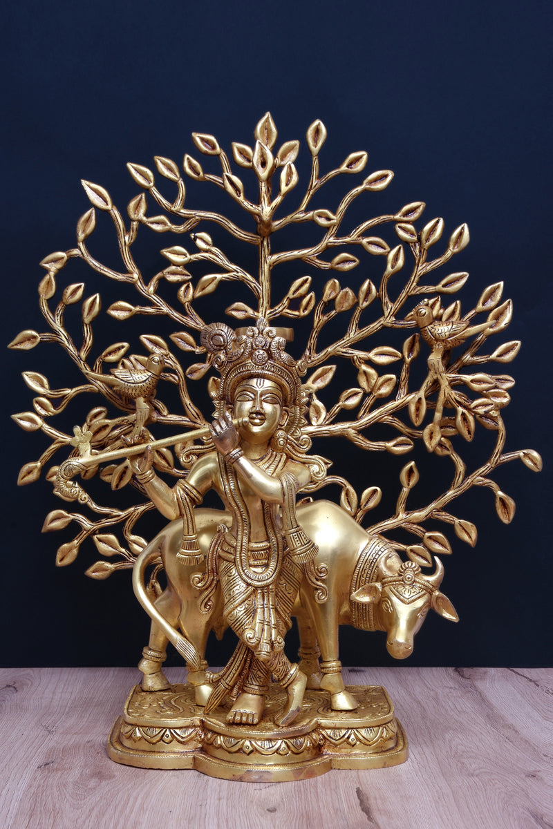 TREE COW KRISHNA JI