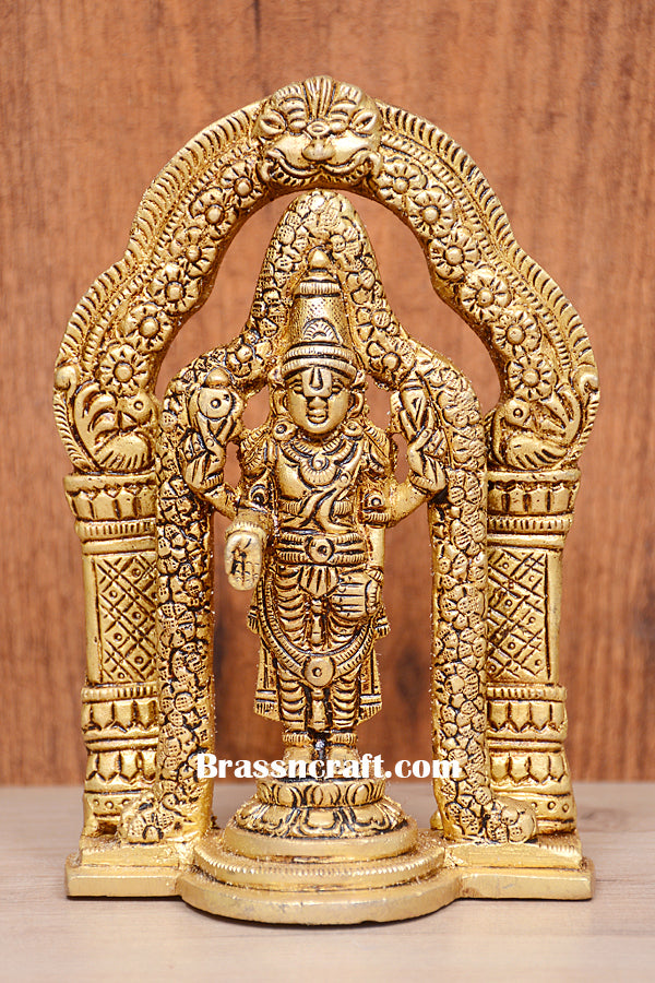 Tirupati Balaji Brass Statue