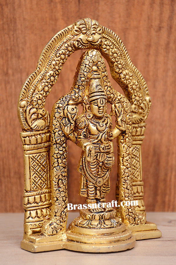 Tirupati Balaji Brass Statue