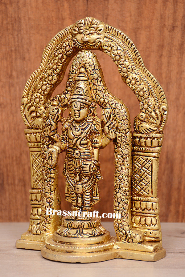 Tirupati Balaji Brass Statue