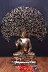 TREE SITTING AASHIRVAAD BUDDHA