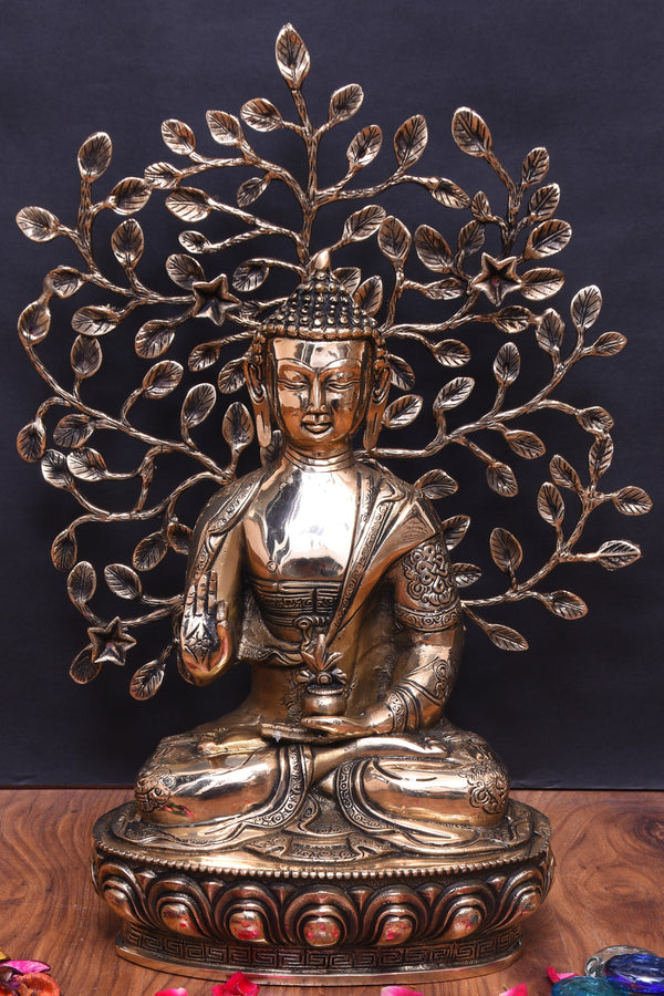 TREE SITTING AASHIRVAAD BUDDHA