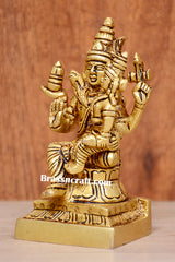 Brass Shiva Parvati Idol