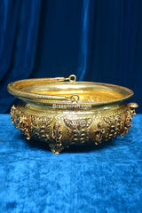 Handle Dasavatar Brass Basket