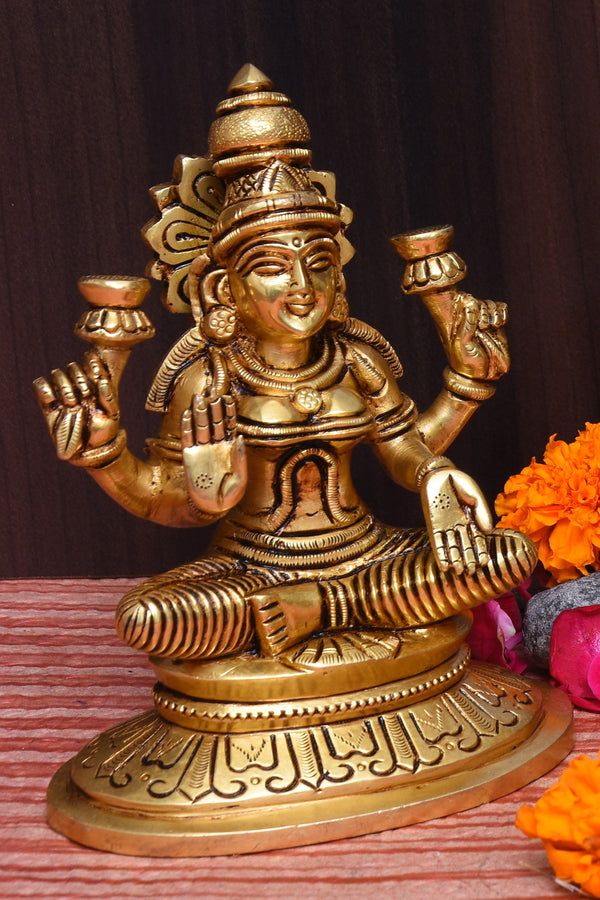 SITTING LAXMI GANESH SARASWATI