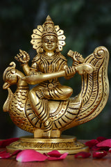 SARASWATHI WITH SWAN