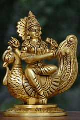 SARASWATHI WITH SWAN