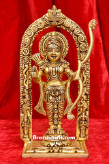 Brass Ram Idol Without Dashavatar