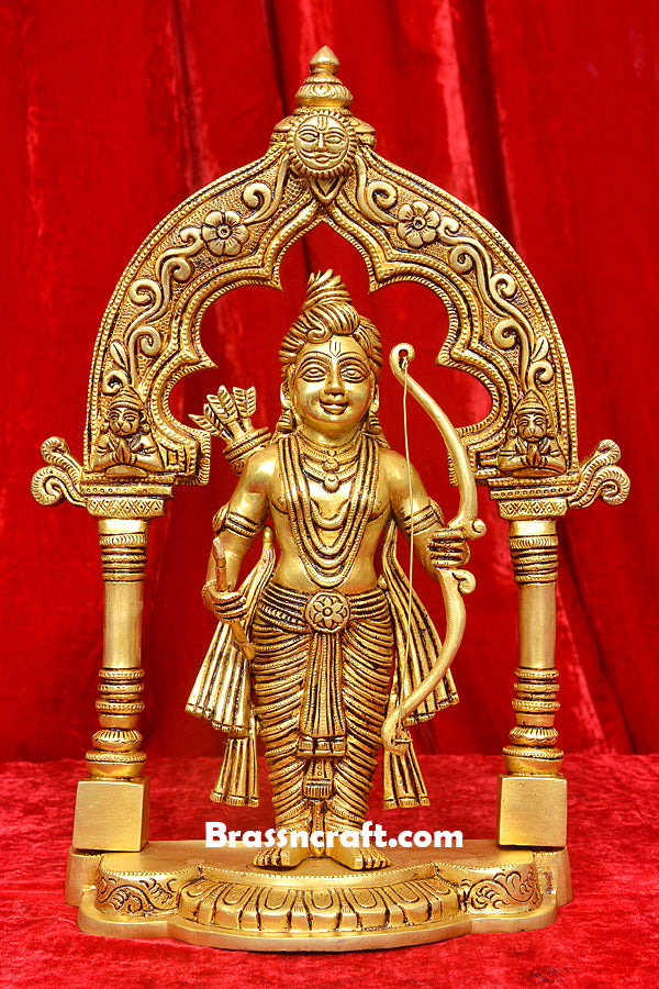 Brass Frame Ram Idol