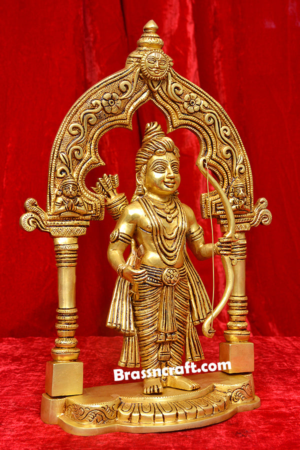 Brass Frame Ram Idol