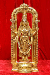 Brass Frame Standing Balaji Idol