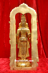 Brass Frame Standing Balaji Idol