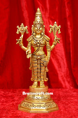 Standing Brass Tirupati Balaji idol