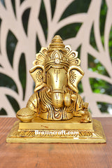 Half Body Ganesha Idol  for Worship and Home Decor