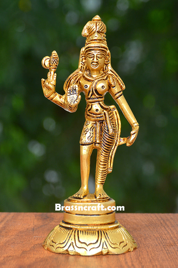 Brass Ardhnareshwar Idol