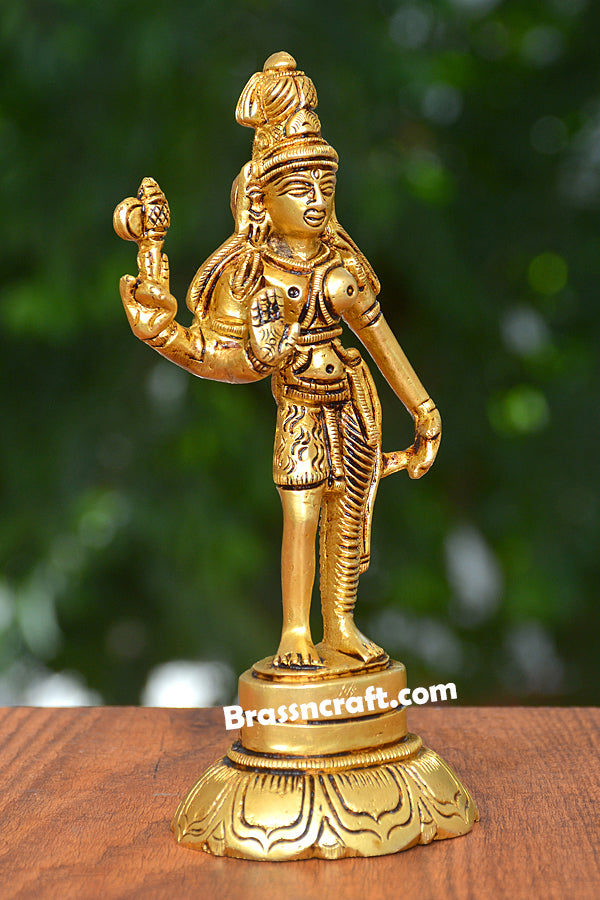 Brass Ardhnareshwar Idol
