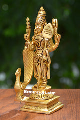 Brass Standing Murugan Idol
