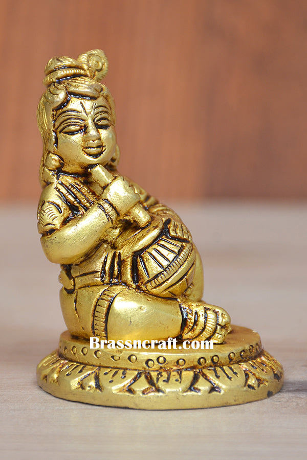 Brass Matki krishna