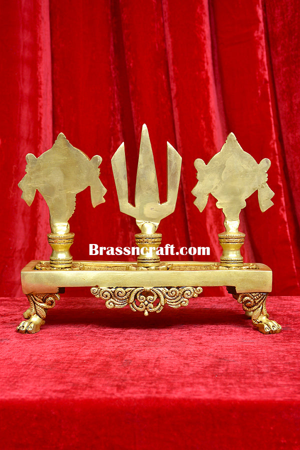 Brass Shankh Chakra Namah