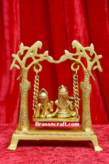 Brass Radha Krishna Palna