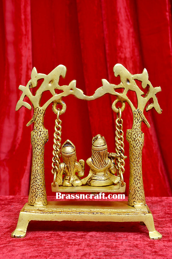 Brass Radha Krishna Palna