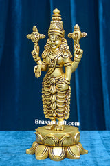 Brass Standing T Balaji Idol