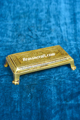 Rectangular Brass Chowki