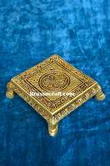 Brass Square Chowki