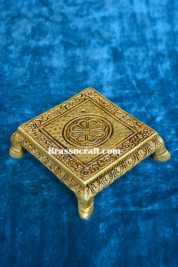Brass Square Chowki